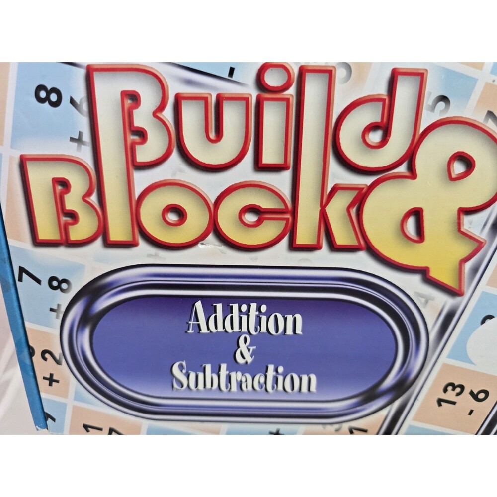 Build & Block Addition Subtraction Math Learning Board Game Grades 2+ Complete - Picture 2 of 10